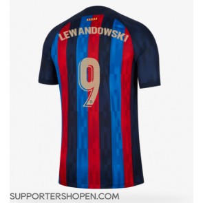 Barcelona Robert Lewandowski #9 Hemma Matchtröja 2022-23 Kortärmad